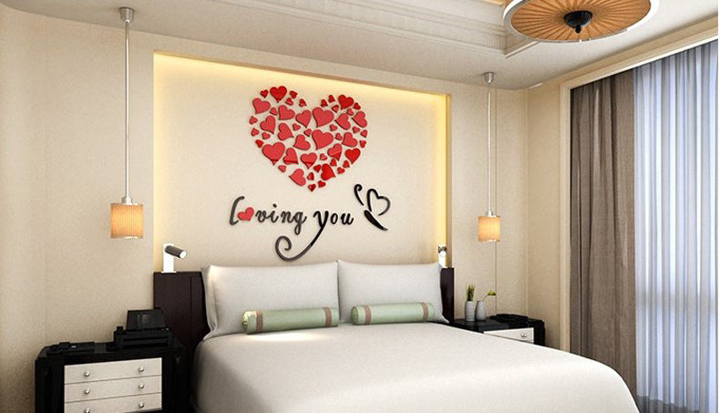 Lovely '' Hearts" Wall Sticker