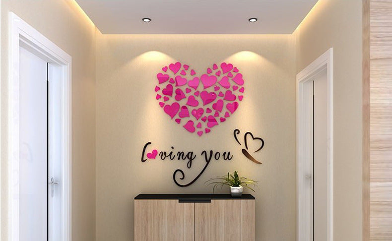 Lovely '' Hearts" Wall Sticker