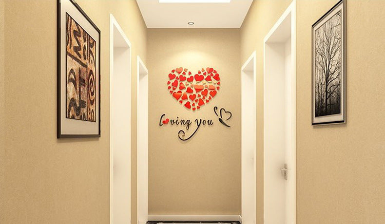 Lovely '' Hearts" Wall Sticker