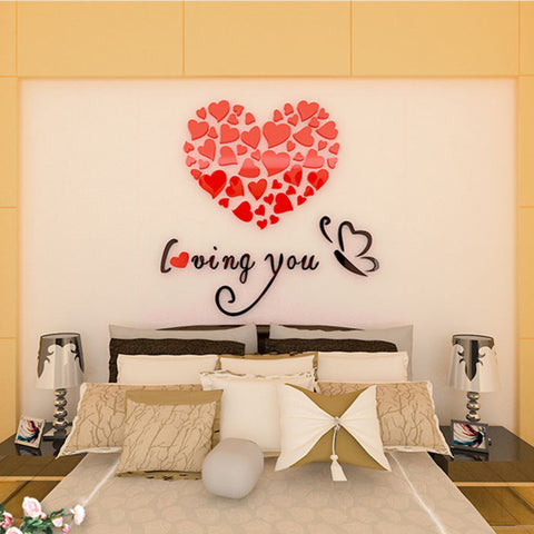 Lovely '' Hearts" Wall Sticker