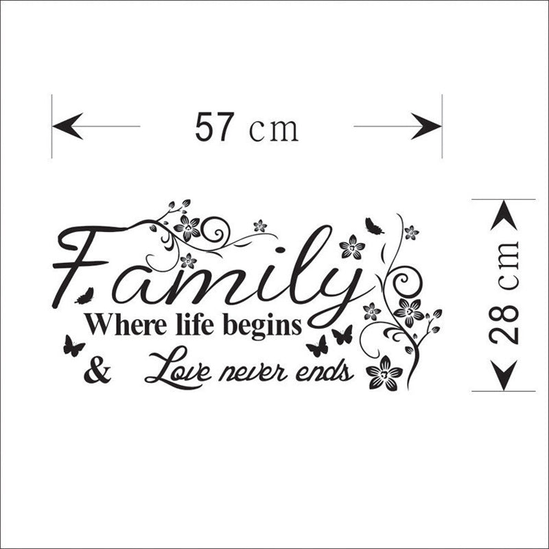 Lovely Family Wall Decals