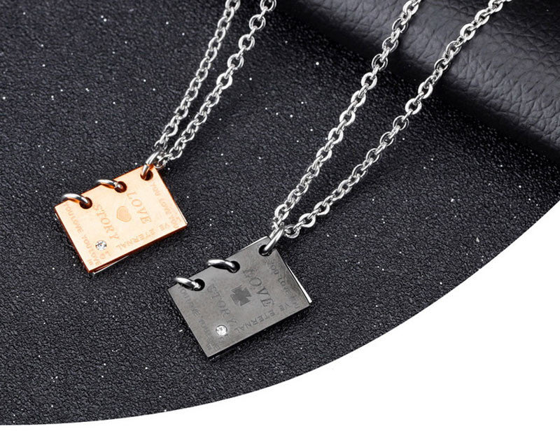 "Love Story"  Book Pendant