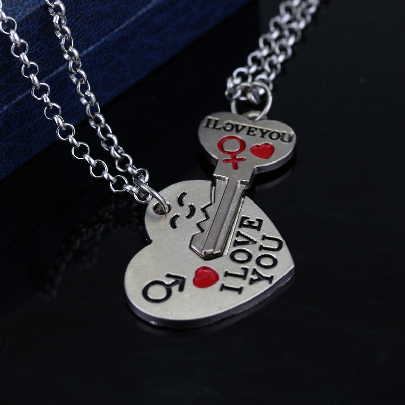 Lovers Key Necklace