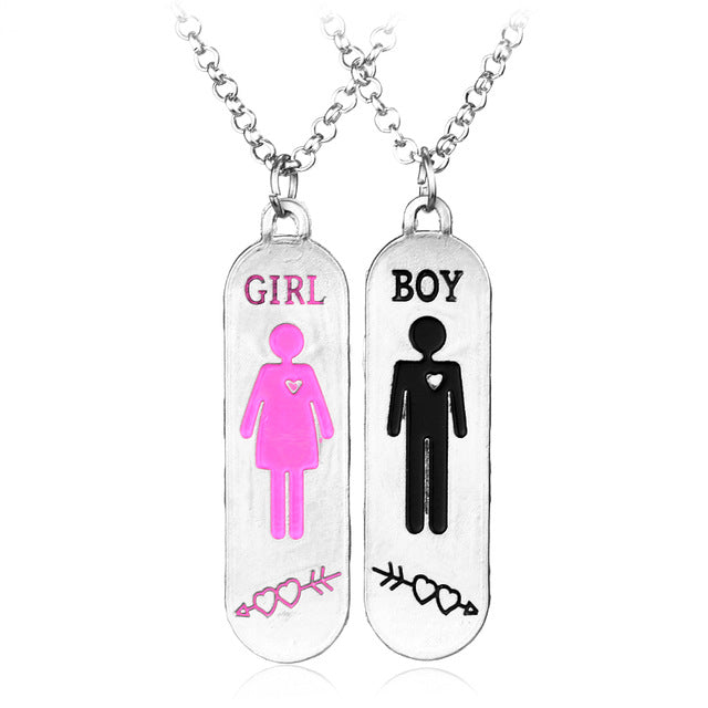 Lovers Key Necklace