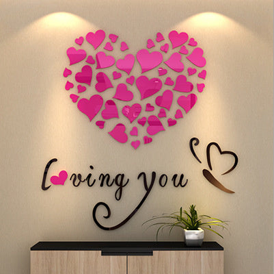 Lovely '' Hearts" Wall Sticker